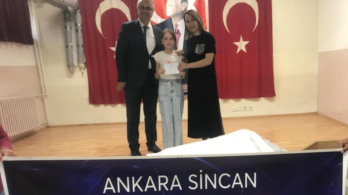 Resim Yarışmasında Öğrencimiz İkinci Olmuştur